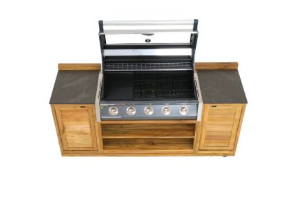 BBQ Cabinet Unit Trolley On Wheels | Bari