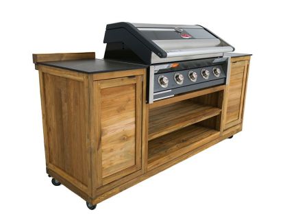 BBQ Cabinet Unit Trolley On Wheels | Bari