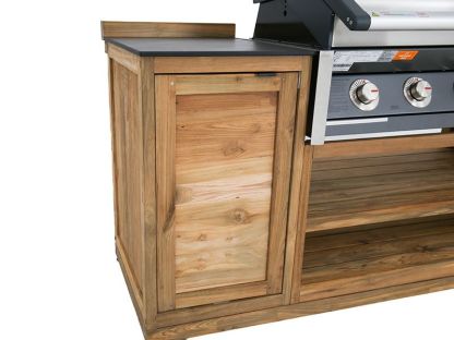 BBQ Cabinet Unit Trolley On Wheels | Bari