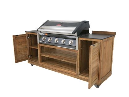 BBQ Cabinet Unit Trolley On Wheels | Bari