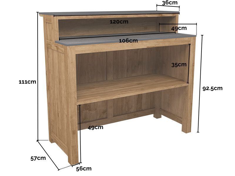 Coffee Bar Kitchen Unit | Bari