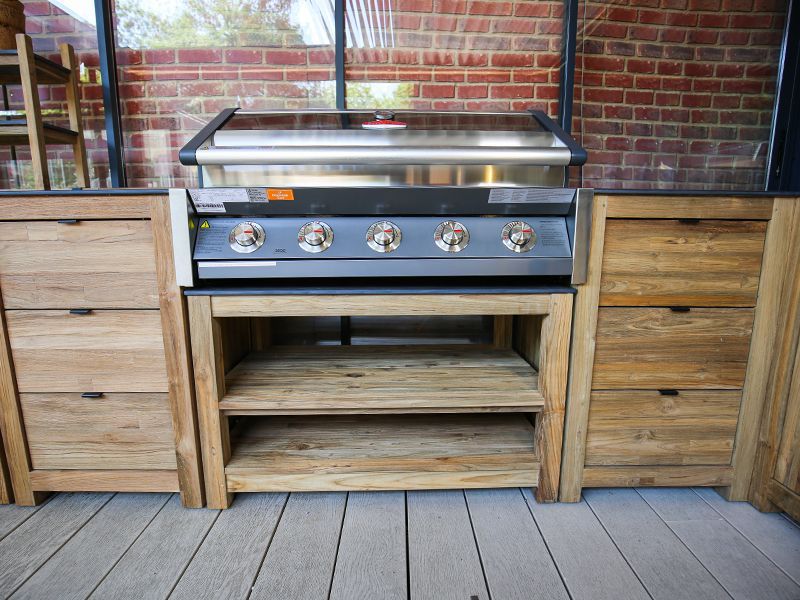 BBQ Table Outdoor Kitchen Unit | Bari 