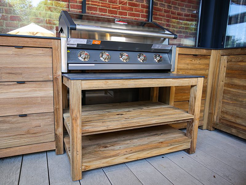 BBQ Table Outdoor Kitchen Unit | Bari 
