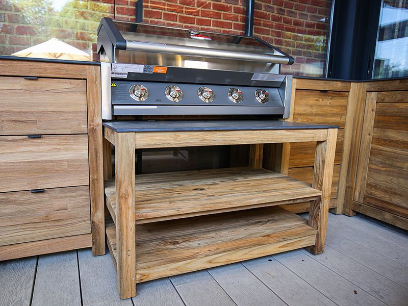 BBQ Table Outdoor Kitchen Unit | Bari 