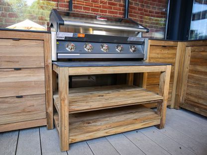 BBQ Table Outdoor Kitchen Unit | Bari 
