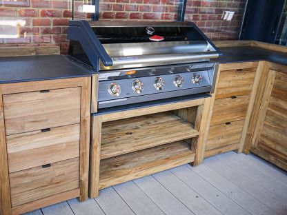 BBQ Table Outdoor Kitchen Unit | Bari 