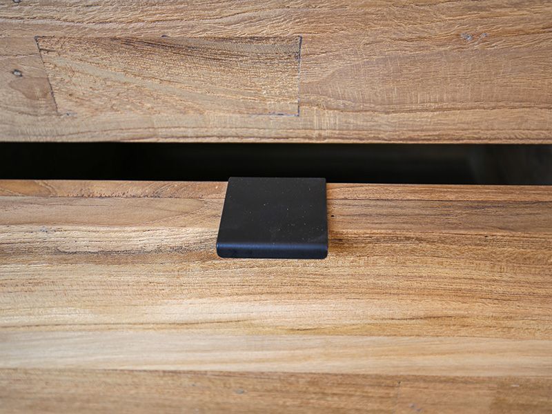 Bari Kitchen Unit 3 Drawers-Garden Furniture Centre-MidInstock,instock,MidRange,Reclaimed Furniture,Showroom exdis,Bari,Modular Furniture,Outdoor Furniture,Teak Garden Furniture,Outdoor Kitchens,The Bari Outdoor Kitchen Range,Teak,Outdoor Kitchen-{collection_title}