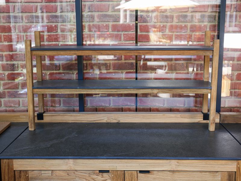 Bari Kitchen Shelving Unit-Garden Furniture Centre-MidInstock,instock,MidRange,Reclaimed Furniture,Bari,Modular Furniture,Outdoor Furniture,Teak Garden Furniture,Outdoor Kitchens,The Bari Outdoor Kitchen Range-{collection_title}