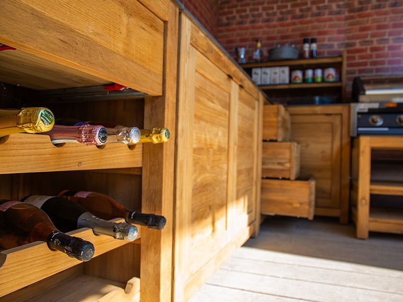 Bari Teak Outdoor Kitchen Set 1-Garden Furniture Centre-HighRange,Reclaimed Furniture,Kitchen Set,Bari,Outdoor Furniture,Outdoor Kitchens,The Bari Outdoor Kitchen Range-{collection_title}