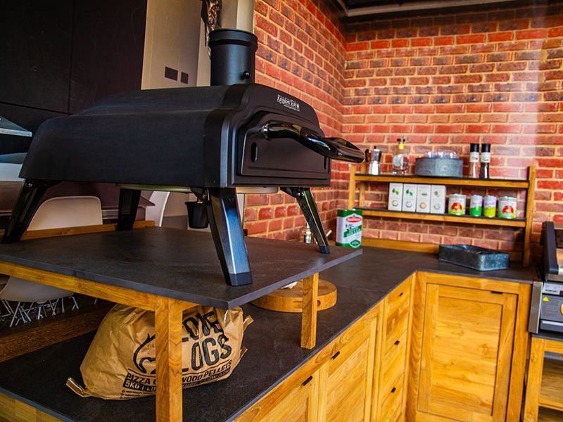 Bari Teak Outdoor Kitchen Set 2-Garden Furniture Centre-HighRange,Reclaimed Furniture,Kitchen Set,Showroom exdis,Bari,Outdoor Furniture,Outdoor Kitchens,The Bari Outdoor Kitchen Range-{collection_title}