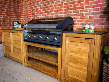 Bari Teak Outdoor Kitchen Set 3
