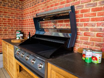 Bari Teak Outdoor Kitchen Set 3