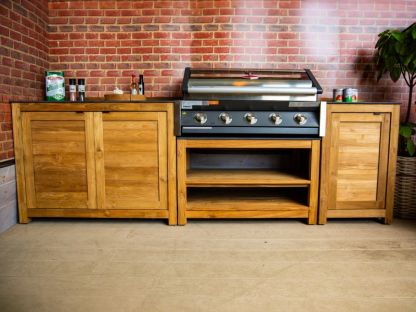 Bari Teak Outdoor Kitchen Set 3