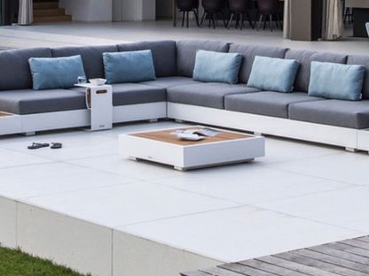 St.Lucia Modular Coffee Table with Teak Top