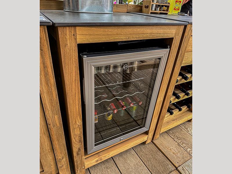 Bari Kitchen Fridge Unit | Bari -Garden Furniture Centre-MidInstock,instock,MidRange,Reclaimed Furniture,Showroom exdis,Bari,Modular Furniture,Outdoor Furniture,Teak Garden Furniture,Outdoor Kitchens,The Bari Outdoor Kitchen Range,Teak,Outdoor Kitchen-{collection_title}