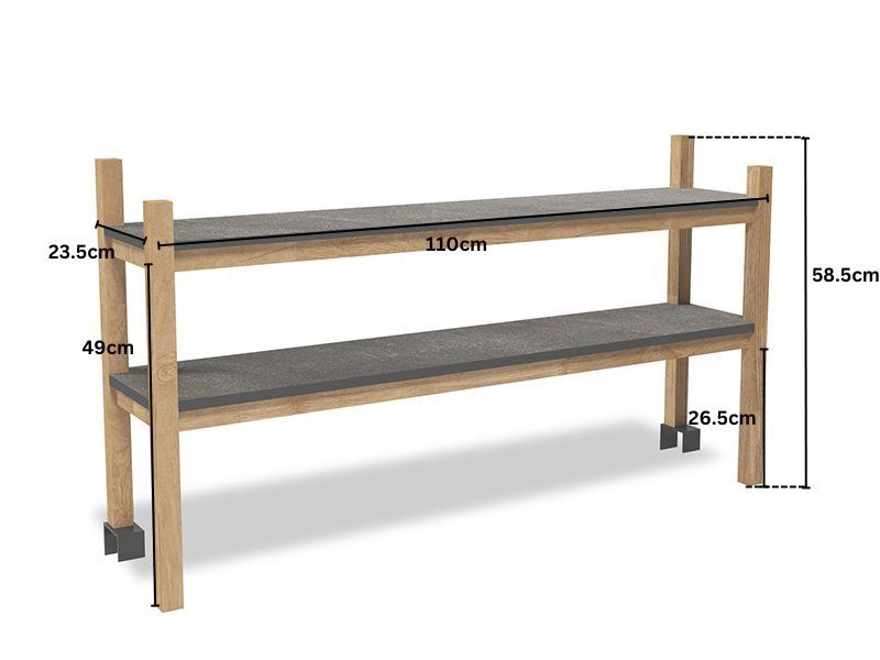 Bari Kitchen Shelving Unit