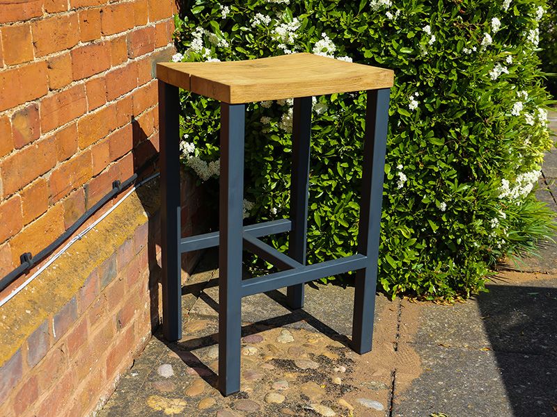 Sierra Backless Bar Stool | Bari Range-Garden Furniture Centre-LowRange,Teak,Tables,Outdoor Furniture,Teak Garden Furniture,Reclaimed Furniture,Outdoor Dining,The Bari Outdoor Kitchen Range-{collection_title}