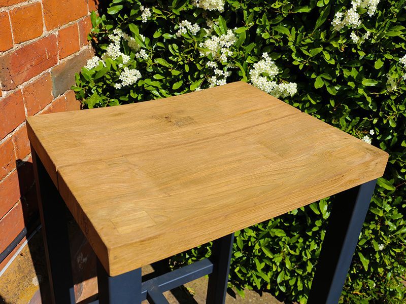 Sierra Bar Stool Set-Garden Furniture Centre-HighRange,Tables,Dining Set,Outdoor Furniture,Teak Garden Furniture,Outdoor Dining-{collection_title}