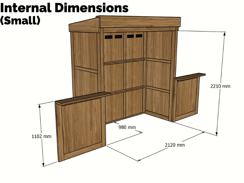 Bari Kitchen Storage Cabinet