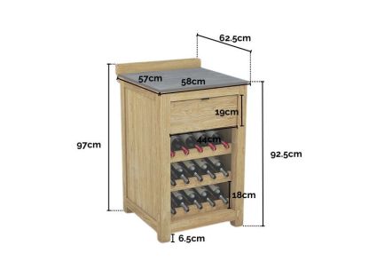 Wine Cabinet Kitchen Unit | Bari