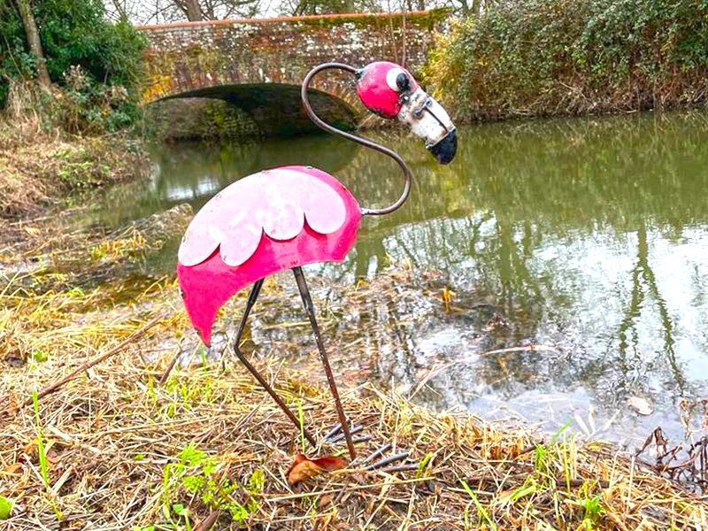 Barnyard Baby Flamingo