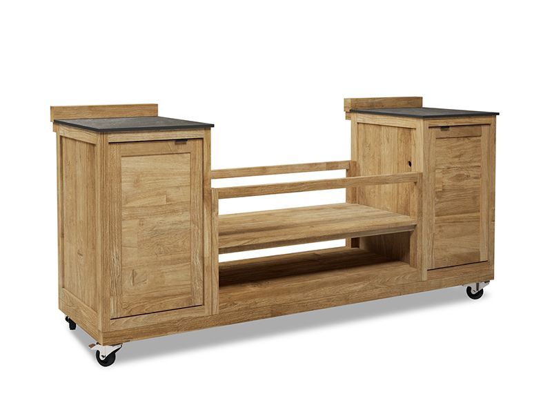 BBQ Cabinet Unit Trolley On Wheels | Bari