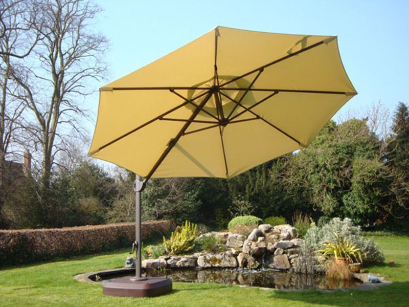 Cantilever Parasol - Roma 3.5m Diameter -Garden Furniture Centre-MidInstock,instock,MidRange,Round,Parasols,Cantilever Parasols Parasols,Roma Parasol Range,Cantilever Parasols,Sale-{collection_title}