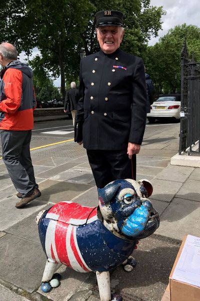 Winston The Bull Dog -Garden Furniture Centre-MidInstock,instock,MidRange,Union,Ornaments Accessories,Ornaments,Accessories,Ranges,Animal Garden Ornaments,Think Outside Range,Metal Garden Ornaments,Novelty Drinks Coolers,Think Outside Range Ranges,Coronation Range-{collection_title}