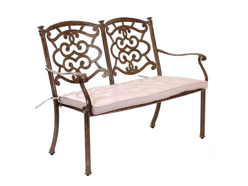 Casino Bench -Garden Furniture Centre-MidRange,Metal,Benches,Outdoor Furniture,Metal Furniture,Ranges,Casino & Leaf Range-{collection_title}