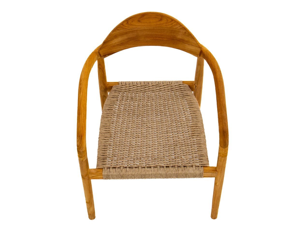 Bella Dining Stacking Chair-Garden Furniture Centre-Indoor Dining,MidInstock,instock,MidRange,Teak,Chair,Outdoor Furniture,Teak Garden Furniture,Outdoor Dining,Dining Chair-{collection_title}