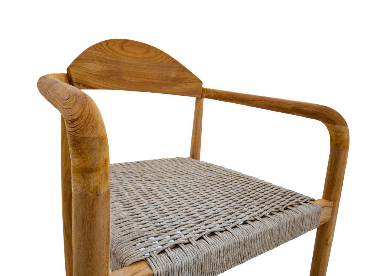 Bella Dining Stacking Chair-Garden Furniture Centre-Indoor Dining,MidInstock,instock,MidRange,Teak,Chair,Outdoor Furniture,Teak Garden Furniture,Outdoor Dining,Dining Chair-{collection_title}