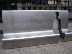 Silhouette bench