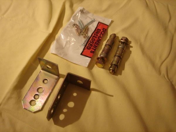Garden Bench Anchors - Kit For Hard Surfaces
