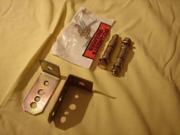 Garden Bench Anchors - Kit For Hard Surfaces