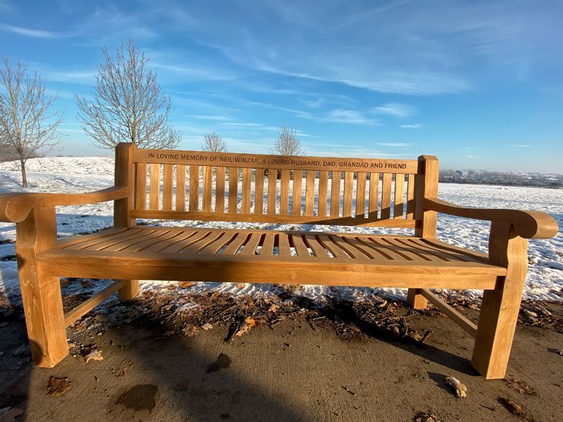 Memorial Bench 1.5m-Garden Furniture Centre-MidInstock,instock,MidRange,park benches,Information,Home Page Benches,Benches,Furniture for Valentines Day,Outdoor Furniture,Teak Benches Benches,Teak,Teak Benches,Memorial Benches-{collection_title}