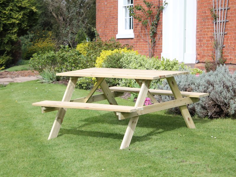 Picnic Table 1.5m-Garden Furniture Centre-LowRange,Outdoor Furniture,Picnic Tables-{collection_title}