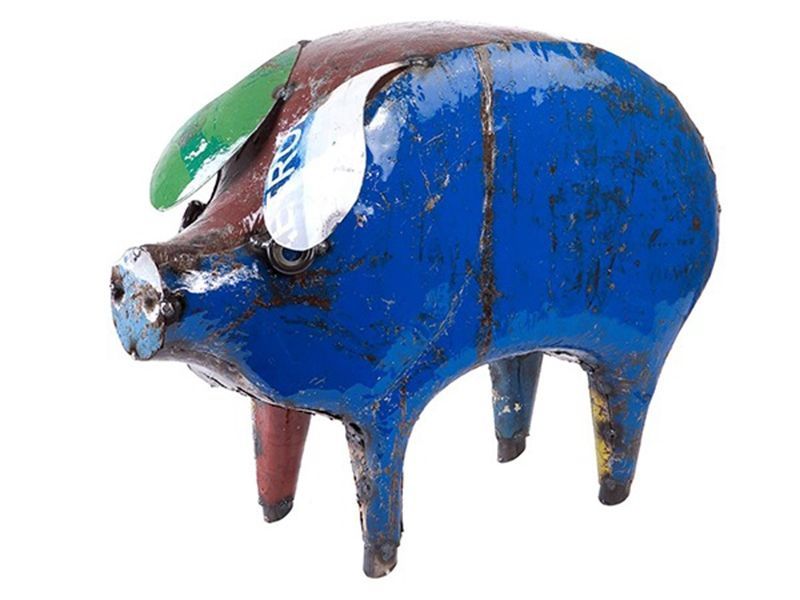 Barnyard Pig-Garden Furniture Centre-48Hour Dispatch,LowRange,Under 100,Ornaments,Ranges,Animal Garden Ornaments,Think Outside Range,Metal Garden Ornaments,Think Outside Range Ranges,Gifts,Ornaments Accessories,Accessories-{collection_title}