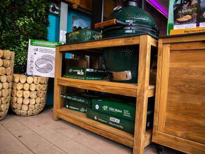 Bari Kitchen Big Green Egg Unit With Wheels | Bari