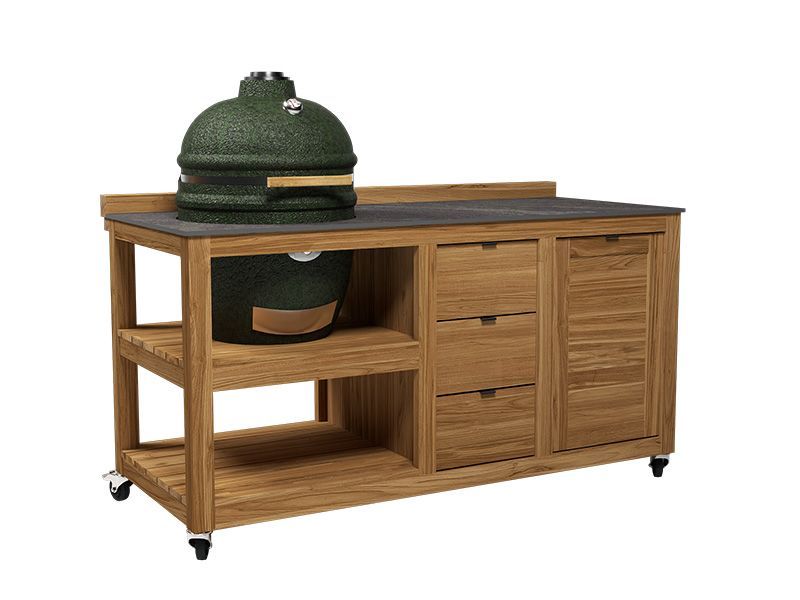 Bari Big Green Egg Trolley on Wheels | Bari