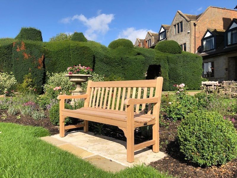 Rochester 1.5M Bench | FSC® Certified -Garden Furniture Centre-MidInstock,instock,MidRange,Active,park benches,Outdoor Furniture,Benches,FSC®,Memorial Benches,Teak,Teak Benches-{collection_title}
