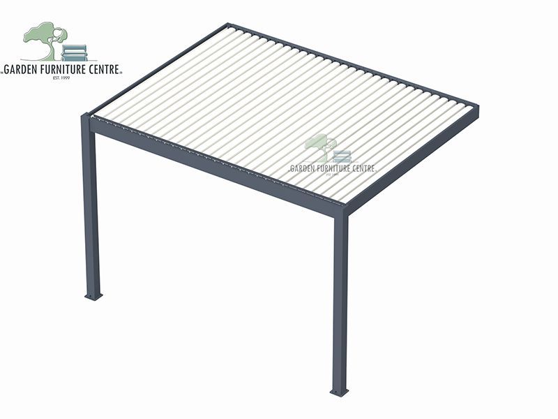 Eclipse 3.6 X 3m LED Motorised Pergola | Wall Mounted