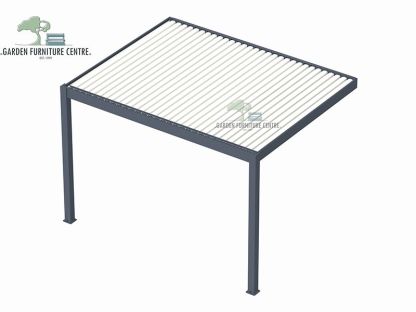 Eclipse 3.6 X 3m LED Motorised Pergola | Wall Mounted
