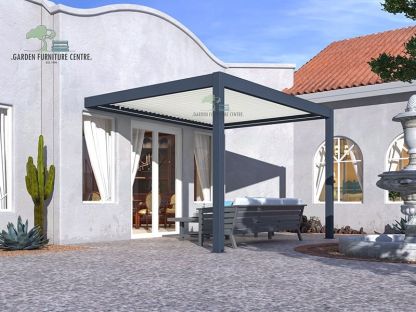 Eclipse 3.6 X 3m LED Motorised Pergola | Wall Mounted