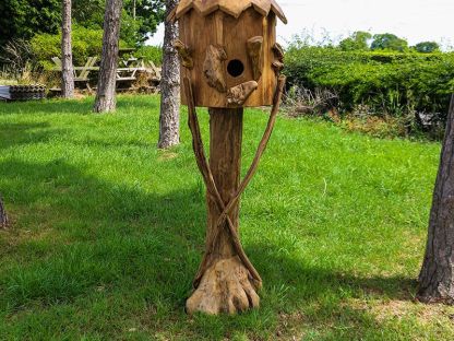 Teak Bird House | Large