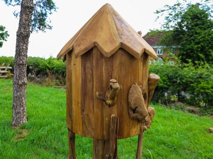 Teak Bird House | Large