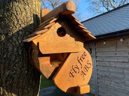 Rustic Oak Bird Box | Small and Medium
