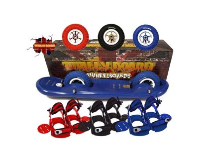 2 Wheel Board with Bindings | Totally Blue