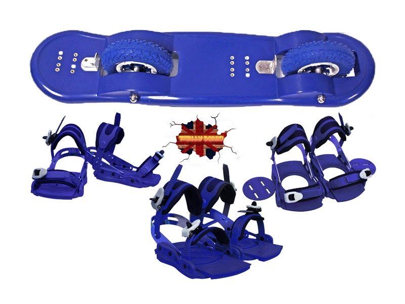 2 Wheel Board with Bindings | Totally Blue
