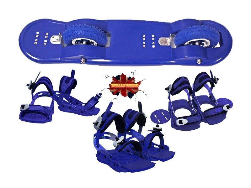 2 Wheel Board with Bindings | Totally Blue