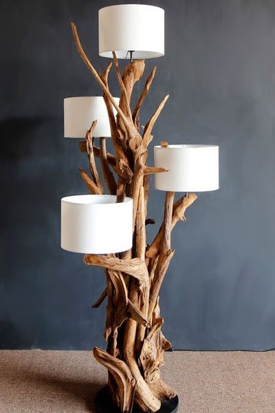 Bluma Floor Lamp 4 Shades -Garden Furniture Centre-Root,MidInstock,instock,MidRange,Accessories,Reclaimed Furniture,Indoor Lighting,Teak,Conservatory,Lights-{collection_title}